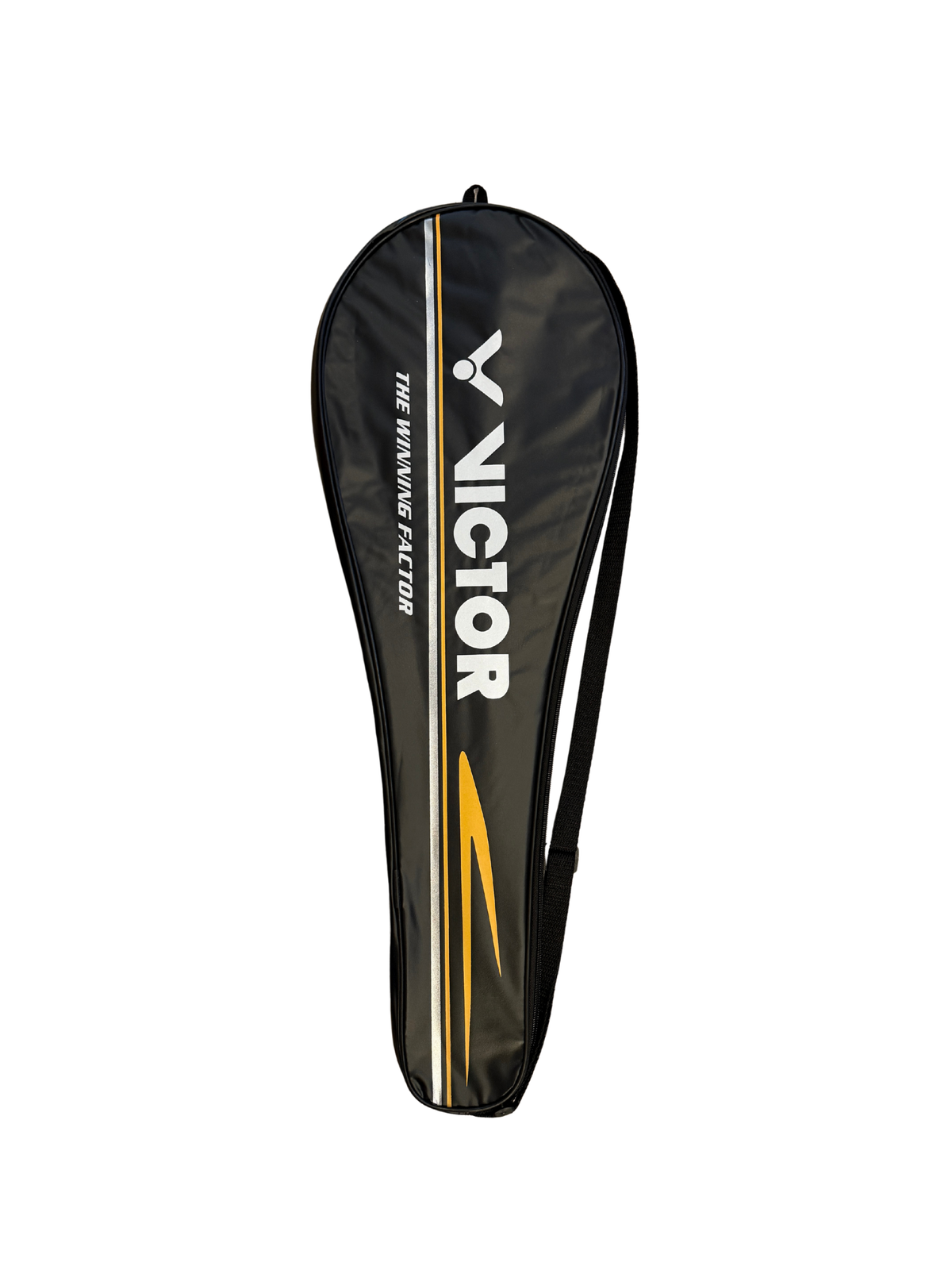 Badminton racquet case close-up