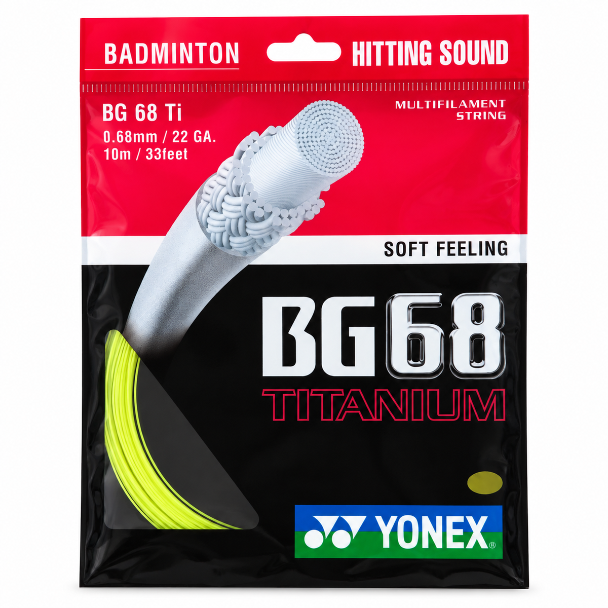 Yonex BG68 Titanium Badminton Strings