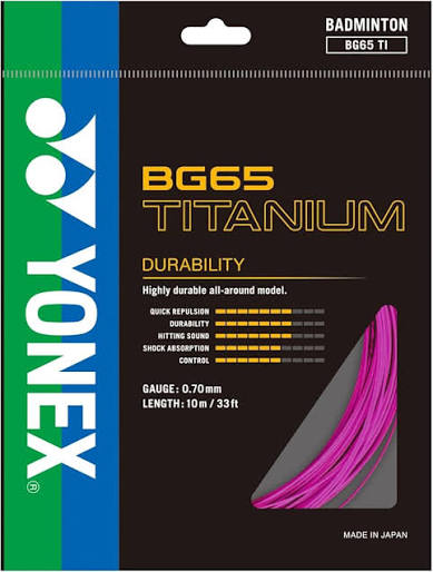 Yonex BG65 Titanium Badminton String