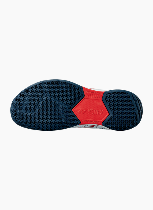 Yonex Strider Flow Wide White and Red badminton shoes alternate view