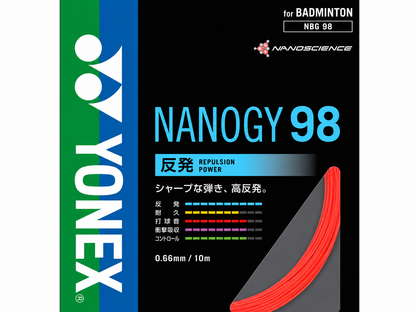 Yonex Nanogy 98 Badminton String - Japanese Version - 10m