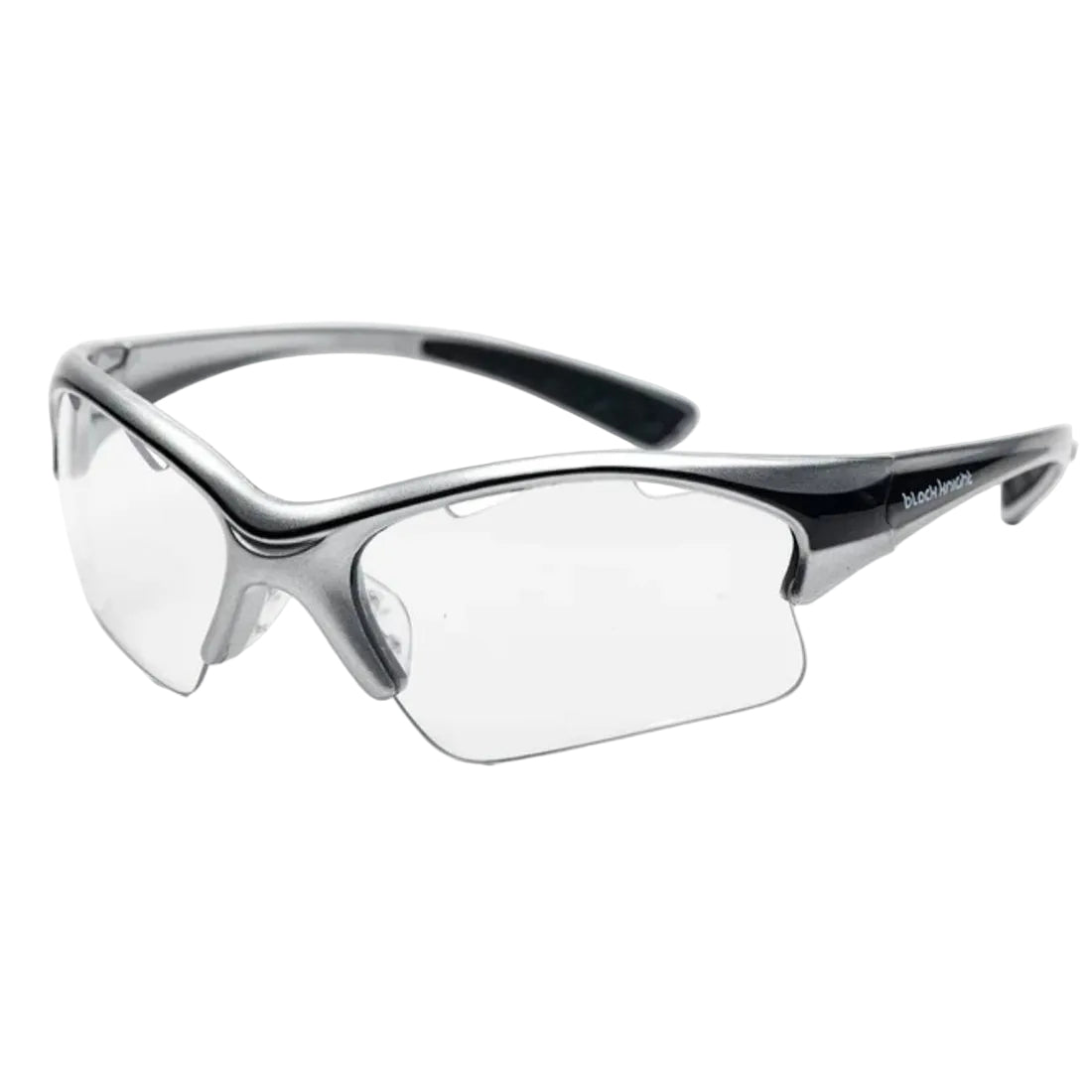 Black Knight Stiletto Protection Goggles - [Black/Silver]