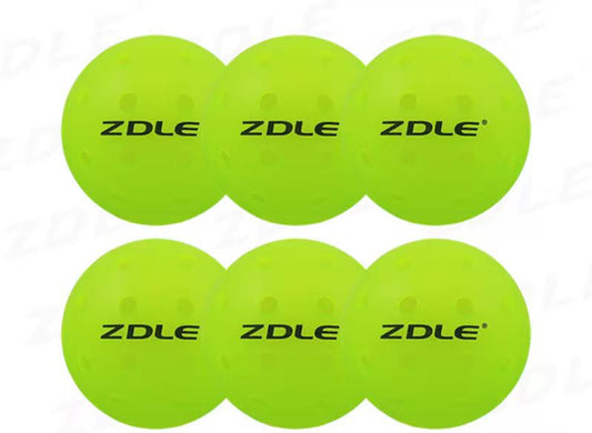 ZDLE 40 Holes Rolling Plastic Outdoor Pickleball