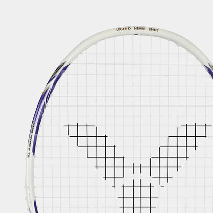 Victor DriveX 12 ZSW 2.0 Badminton Racquet [White/Violet Tulip] - Unstrung