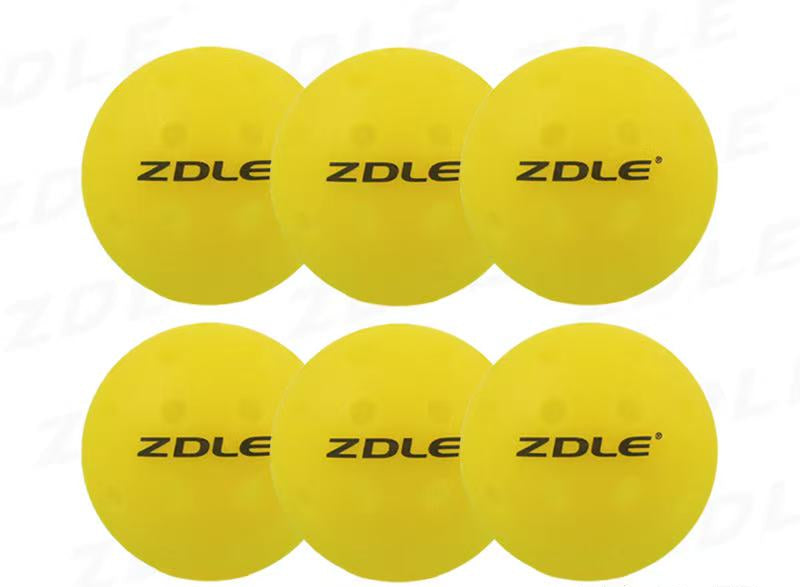 ZDLE 40 Holes Rolling Plastic Outdoor Pickleball