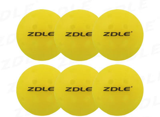 ZDLE 40 Holes Rolling Plastic Outdoor Pickleball