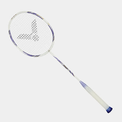 Victor DriveX 12 ZSW 2.0 Badminton Racquet [White/Violet Tulip] - Unstrung