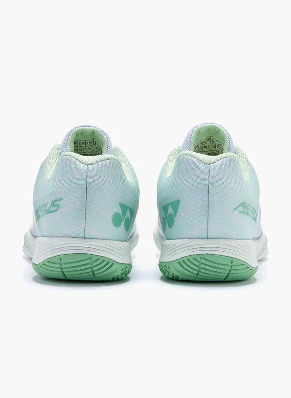 Yonex Power Cushion Aerus Z2 Wide Indoor Court Shoes [White/Green]