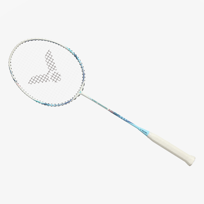 Victor Wrist Enhancer 140 Training Badminton Racket [Aquamarine Blue]  - Strung