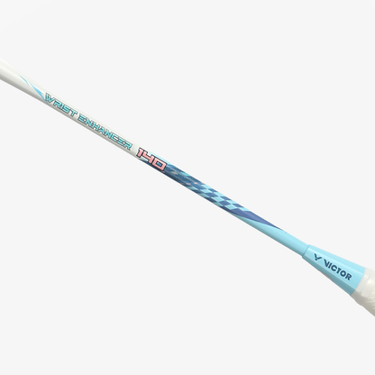 Victor Wrist Enhancer 140 Training Badminton Racket [Aquamarine Blue]  - Strung