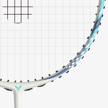 Victor Wrist Enhancer 140 Training Badminton Racket [Aquamarine Blue]  - Strung
