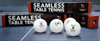 Xushaofa Sports 40+ 3 Stars Seamless Table Tennis Ball - 6 pcs [White]
