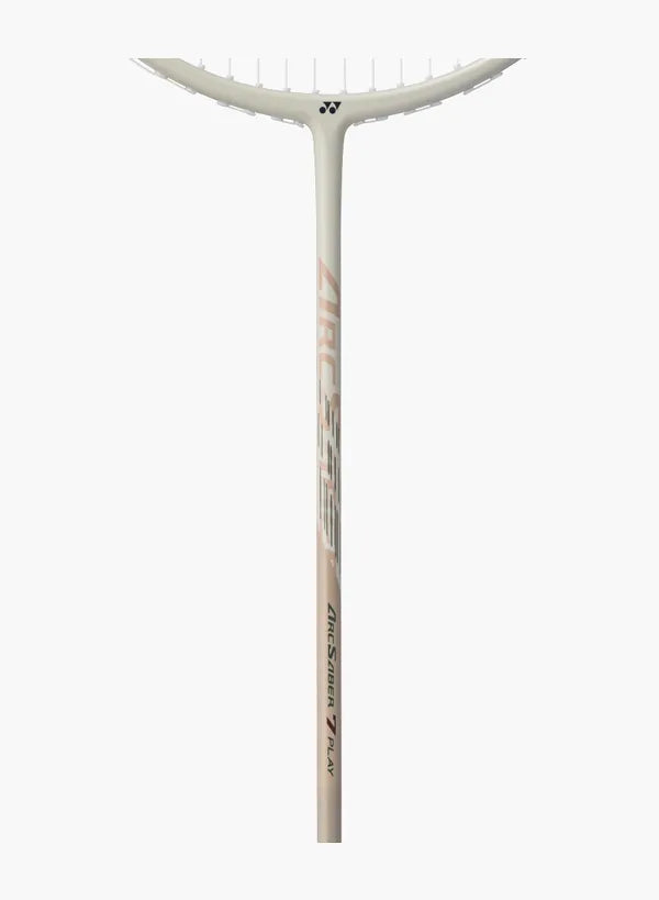 Yonex Arcsaber 7 Play Badminton Racquet [Light Beige] - Strung