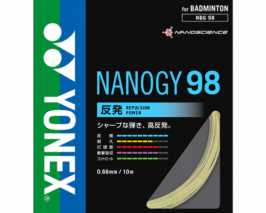 Yonex Nanogy 98 Badminton String - Japanese Version - 10m