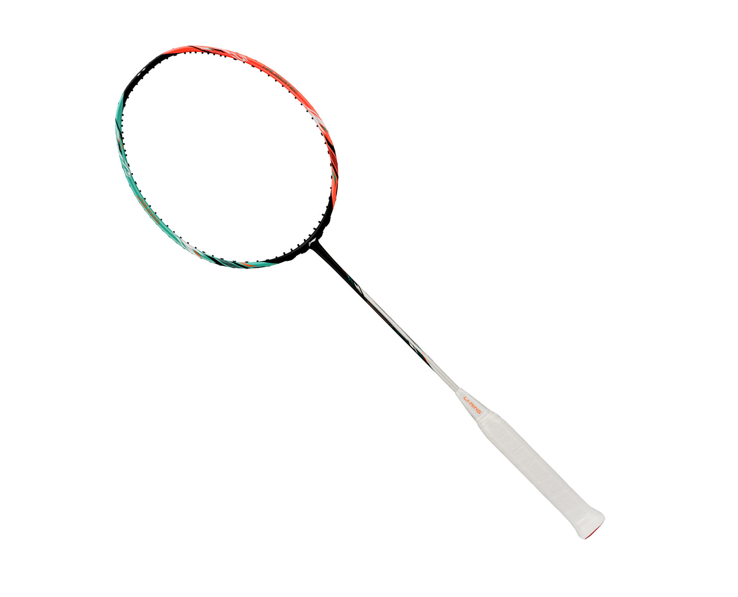 Li-Ning Halbertec 7000 Badminton Racquet  [Azure Green / Fluorescent Orange] - Unstrung