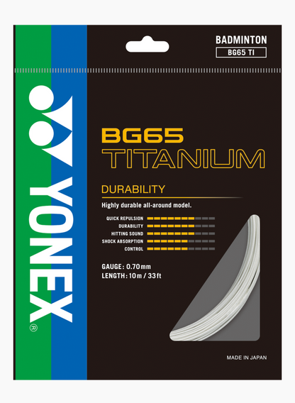 Yonex BG65 Titanium badminton string