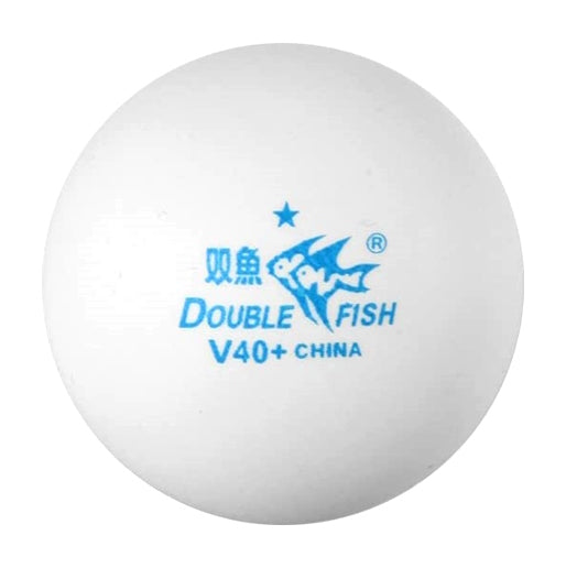 Double Fish V40+ 1 Star Table Tennis Ball - 10pcs [Orange/White]