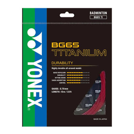 Yonex BG65 Titanium Badminton String