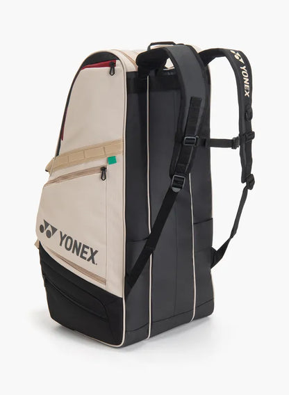 Yonex BAG72629 Gearlogic Racquet Bag - 9pcs [Beige/Black]