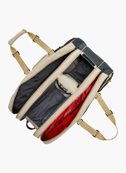 Yonex BAG72629 Gearlogic Racquet Bag - 9pcs [Beige/Black]