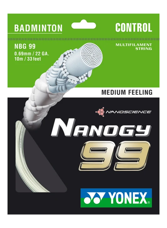 Yonex Nanogy 99 Badminton String - Japanese Version - 10m