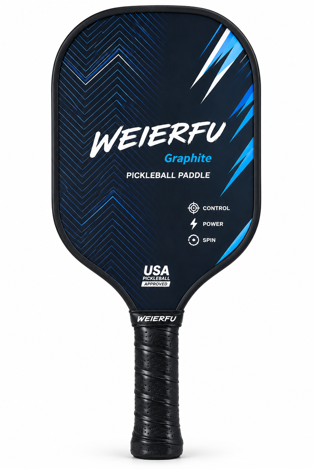 Weierfu Graphite navy pickleball paddle